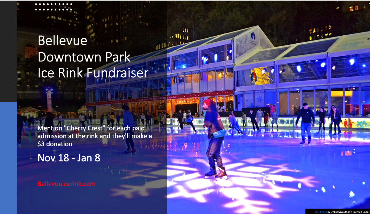 Downtown Bellevue Ice Rink CHERRY CREST ELEMENTARY PTSA