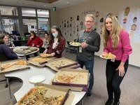 Cherry Crest Wins Staff Pizza Party