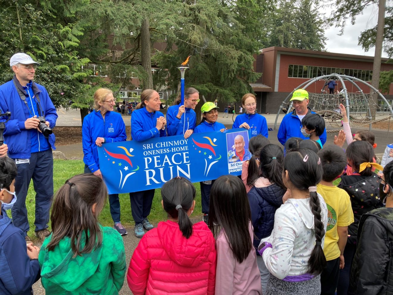 Global Peace Run Visit on May 9