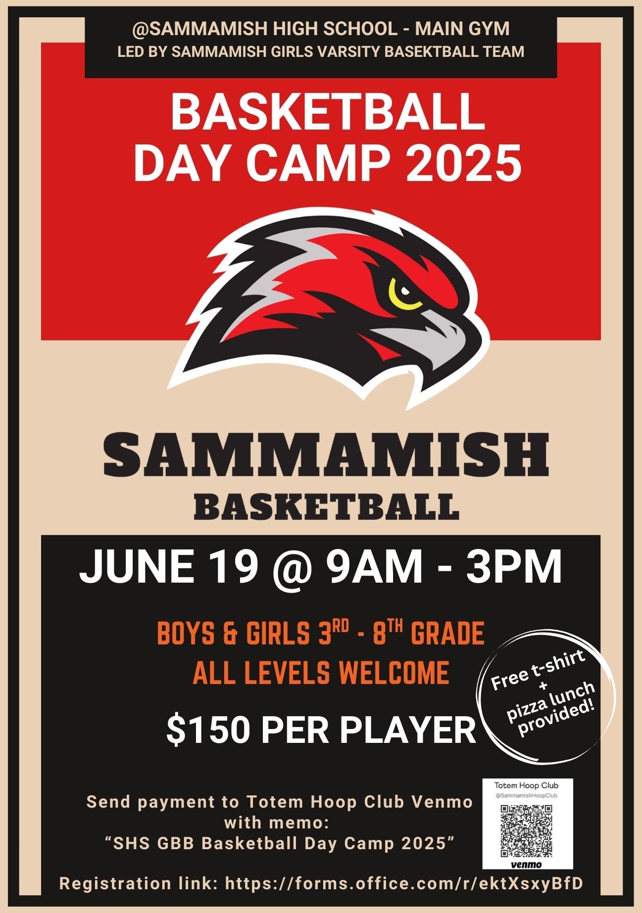 Sammamish Basketball Day Camp - June 19