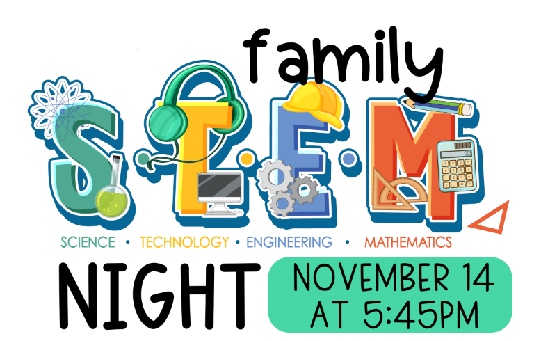 Fɑmily Stem Night November 14th; 5:30pm to 7:30pm