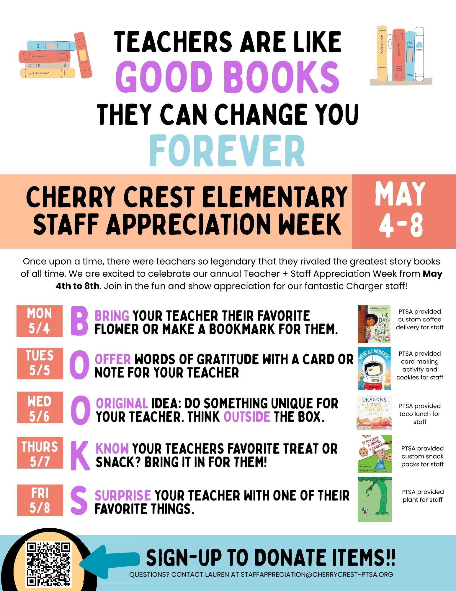 Teacher Appreciation Week 2026. May 4-8.