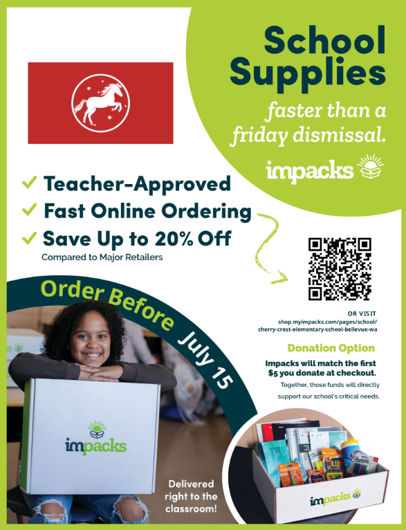Order Your School Supplies Early with Impacks! 